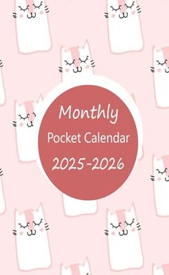Monthly Pocket Calendar 2025-2026: 2 Year Agenda Organizer From January 2025 To December 2026 with Holidays, Birthdays ,Important Dates