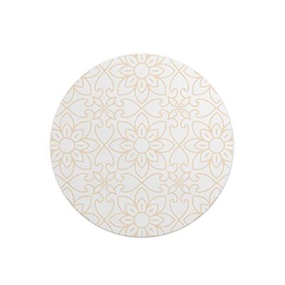 Questo Casa, Tapis de Souris Rond imprimé numérique avec Fond antidérapant pour Bureau et Maison Diamètre 22 cm