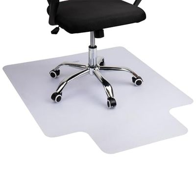 Mind Reader Kontor 91 cm x 122 cm, kraftig glidning, skrivbordsstol för golv, antiglid, sitter på plats, klar matta matta