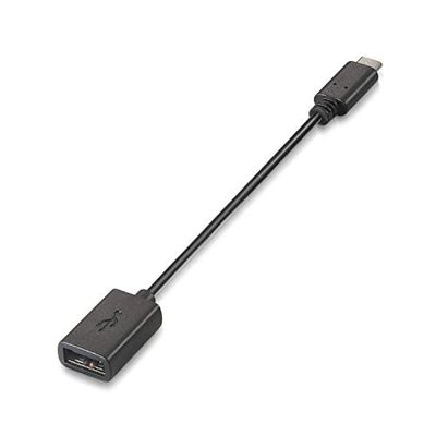 AISENS A107-0059 - Cabo USB 2.0 (3A, tipo USB-C/M-A feminino, 15 cm) cor preto