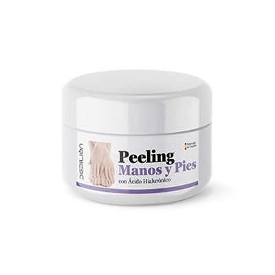 Peeling Mani & Piedi 500ml - Scrub acido ialuronico per mani e piedi - Ideale da applicare prima dei trattamenti manicure o pedicure - Depilion