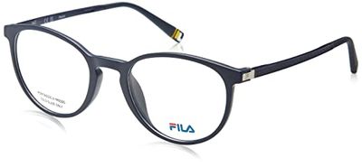 FILA Uniseks zonnebril voor kinderen, Volledig mat blauw, 49