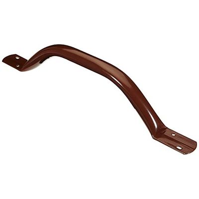 NRS Healthcare M83945 platte handgreep van staal, 455 mm, bruin
