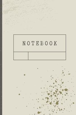 Grey Vintage Aesthetic Texture Notebook