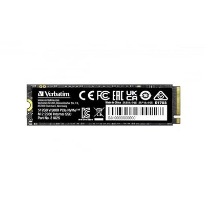 Verbatim Disque Dur Interne SSD Vi5000 512 Go PCIe NVMe M.2 2280