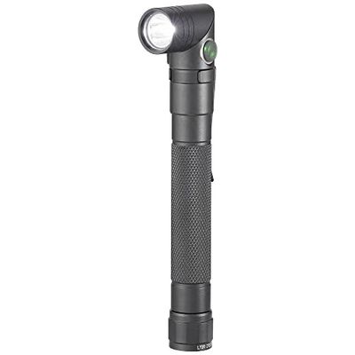TOOLCRAFT Lampe de Poche 2-in-1 LED SMD avec Mode Stroboscope, avec Interface USB, réglable, avec Clip Ceinture à Batte