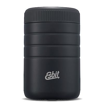 Esbit Récipient thermique Majoris pour repas - récipient de maintien au chaud 400 ml - en acier inoxydable pour aliments chauds et froids - en noir