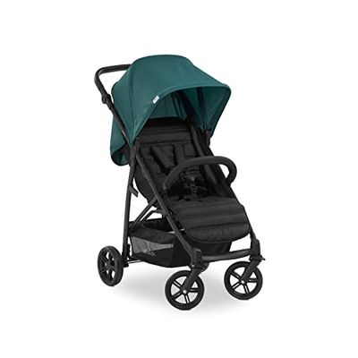 hauck Rapid 4 Silla de paseo 25 kg, Carrito Bebe desde el Nacimiento, Silla Paseo Ligera, Cochecito Bebe Reclinable, Arnés, Capota XL, Cesta Grande, Petrol