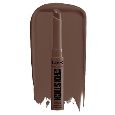 NYX Professional Makeup Pro Fix Stick, Corrector en Barra, Duración de hasta 12H, Enriquecido con Ácido Hialurónico, No Transfiere, Fórmula Vegana, Tono: Deep Walnut