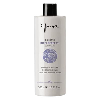 È Pura - Balsamo Curly Care - Trattamento per Capelli Ricci Naturali e Con Permanente - Idrata, Elasticizza e Protegge dall'Effetto Crespo - 500 ml