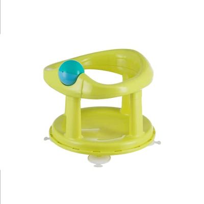 Bebeconfort, Anneau de Bain Pivotant, Siège de Bain Bébé, Ergonomique, de 6 mois à 12 mois, jusqu’à 10 kg, Lime (citron)