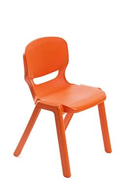 Tagar Chaise pour Jeunesse, polypropylène, Orange, Taille 5