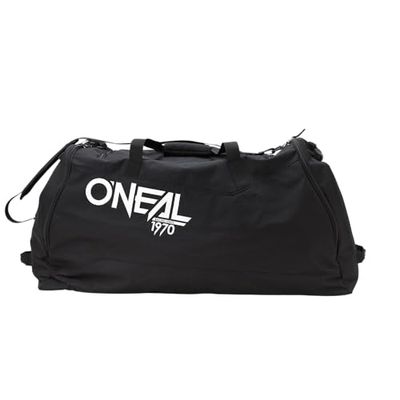 O'NEAL | Tillbehör | Motocross Enduro Motorcykel | Slitstark 600D Polyester, vadderad axelrem, plastskyddspaneler | O'NEAL TX 8000 Gear Bag | Svart | Storlek 89 x 41 x 38 cm