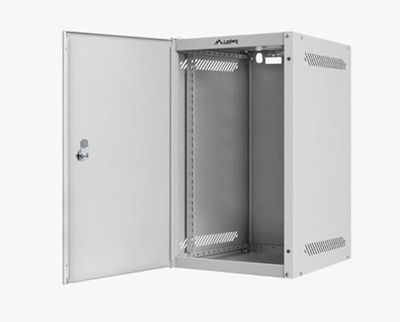 ARMARIO LANBERG COLGANTE 10 9U 280X310 PUERTA DE METAL GRIS PAQUETE PLANO WF10-2309-00S