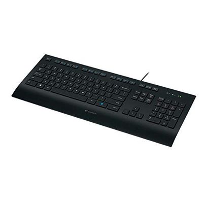 Logitech K280e Pro Zakelijk Toetsenbord , Windows/Linux/Chrome, USB Plug & Play, Morsbestendig, PC/Laptop, QWERTY US International layout - Zwart