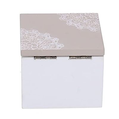 Vacchetti 5925110000 Scatola Legno Bianco Mandala Quadro Medio
