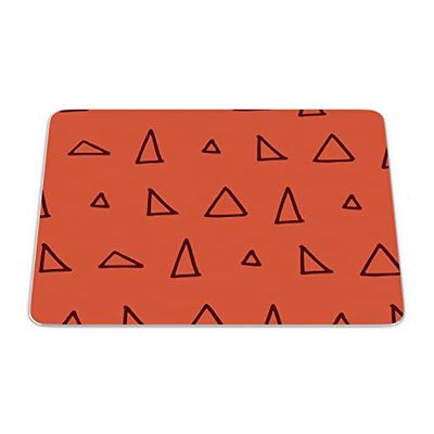 Bonamaison, Tappetino per il mouse rettangolare con stampa digitale, antiscivolo, per ufficio e casa, dimensioni: 22 x 18 cm