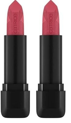 Catrice Scandalous Matte Rossetto, idratante, lunga durata, risultato istantaneo, colore intenso, opaca (3.5g) (Confezione da 2)