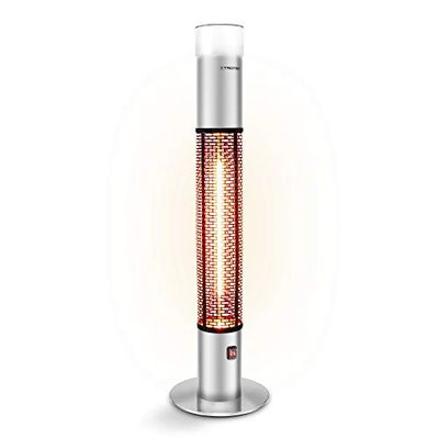 TROTEC Calefactor de pie con iluminación LED IRS 1500 E, Infrarrojos, 1500 W, 4 Programas, 16 Colores