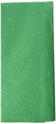 SatinWrap - Papel de regalo de seda de lujo, color verde esmeralda, 5 hojas