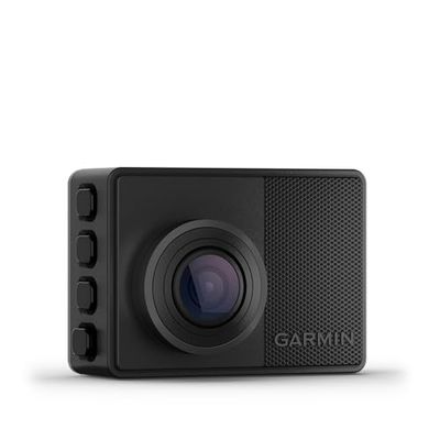 Garmin Dash Cam 67W, 1440p angolo 180 gradi, GPS, display LCD, controllo vocale, sorveglia l'auto in sosta, salvataggio in cloud, Nero
