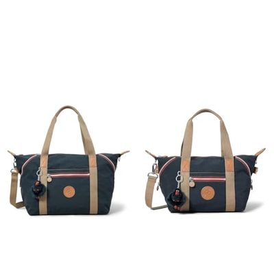 Kipling Femme Art Mini Poches avec poign e de transport, Bleu (True Navy C), Taille unique EU Femme Art Sac fourre tout, Bleu (True Navy C), Taille unique EU