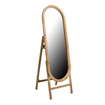 Romimex Espejo de pie Natural 47 x 151 x 48 cm
