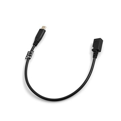 System-S Câble USB 3.1 Type C mâle vers Micro USB 2.0 Femelle entrée convertisseur Adaptateur câble de données rallonge 28 cm