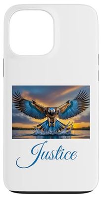 Justice Eagle Flying Patriotic Case for iPhone 13 Pro Max