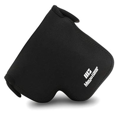 MegaGear MG1687 - Custodia ultra leggera in neoprene, compatibile con Panasonic Lumix DC-FZ1000 II, colore: Nero