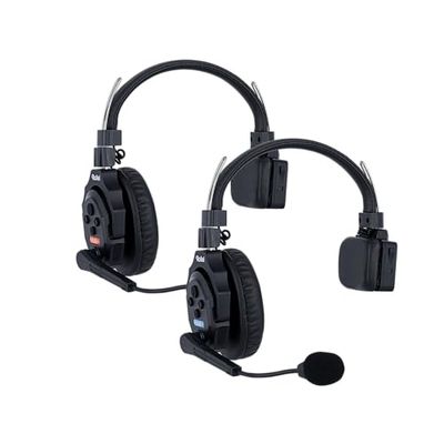 Rollei XTALK X2 Intercom Headset 2.4GHz Wireless Communication Headset 350M Range 20H Communication System for Equipment Intercom-Headphones-Wireless-Equipment