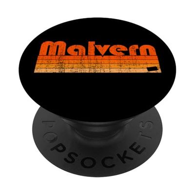Estilo retro de los 80 en Malvern, Pensilvania PopSockets PopGrip Adhesivo