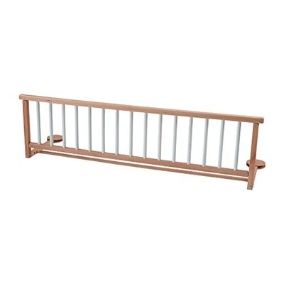 Combelle Audrey - Barrera para Cama Infantil, 35 x 127 cm, tamaño Bicolor, Blanco y Natural
