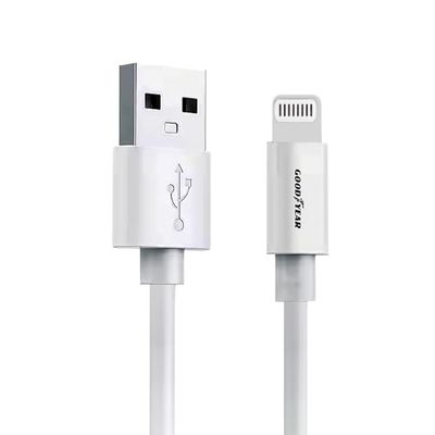 Goodyear 1 cable USB a Lightning 2.0 de 100 cm para iPhone 14/14 Plus/14 Pro/14 Pro Max/13/13 Mini/13 Pro/13 Pro Max/12/12 Mini/12 Pro/12 Pro Max/SE/11/11 Pro Max/XR/XS Maxi/XS/X/8/8/8 Plus / 7. 7