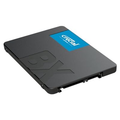 Crucial BX500 SATA SSD 1To, SSD 2.5" Interne, jusqu'à 540Mo/s, Compatible avec Ordinateur Portable et de Bureau (PC), 3D NAND, Accélération dynamique de l'écriture, Disque Dur SSD - CT1000BX500SSD101