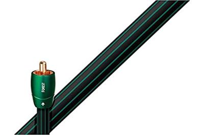 AudioQuest 3 m Coax Forest Cabo coaxial (3 m, macho conector/macho conector, ouro, preto, 75 GZRD , 1 peça(s))