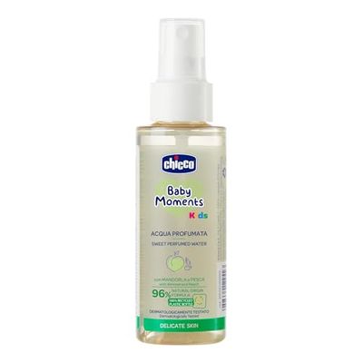 Chicco Acqua Profumata Baby Moments Kids, Delicata Fragranaza con Ingredienti di Origine Naturale, con Estratti di Mandorla e Pesca, 0 Mesi+,100 ml