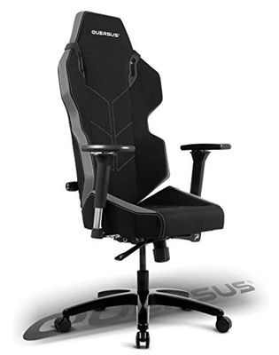 Quersus Evos 301 Sedia Gaming, Tela, Nero/Grigio, S-L