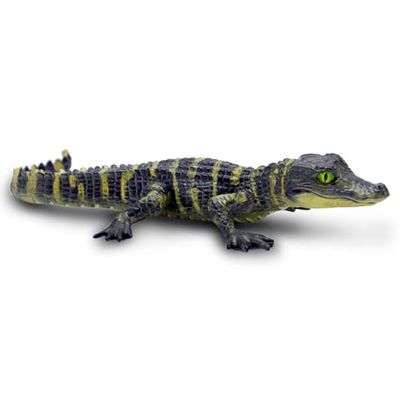 Safari Ltd Alligator Baby | New, Jaune