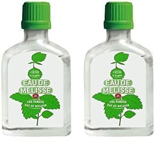 EAU DE MELISSE - FLACON POCHE 4 CL + 2 SUCRES - 4 cl (Lot de 2)