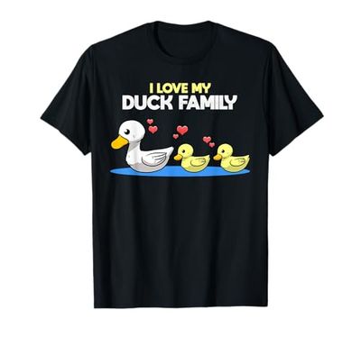 Patos De La Familia Duck Patos Dulces Y Lindos Camiseta