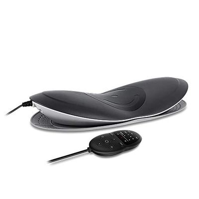 Hi5 Wilton 10375 Professional Back Stretcher & Massager for Lower Back Pain Relief with Heating System, White and Grey
