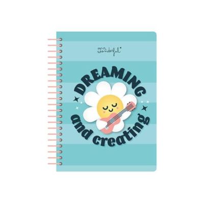 Mr. Wonderful - A5 Margarita 3D Notebook - Dreaming and creating