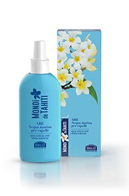 Helan Monoi De Tahiti - Sea Salt Spray with Aloe Vera Juice and Spirulina, Texture Spray for Hair Women and Men for Natural Beach Waves, Wavy Hair Products for Frizz Control - Made in Italy, 100 ml