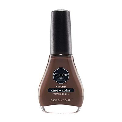 Cutex Nail Color Smalto Unghie Idratazione E Nutrimento, Con Vitamina B E Olii Naturali, Colore Marrone N° 330- Ml, Triple Espresso, 13.6 Millilitro