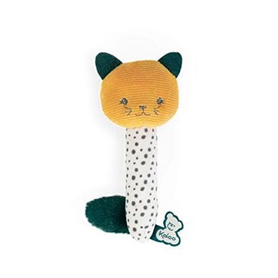KALOO - Stimuli - Mi Maraca Super Suave - Sonajero de Bebé - Juguete Musical - Juguete de Estímulo, Agarre Preciso y Coordinación Mano-Ojo - 14 cm - Desde el Nacimiento, K971603