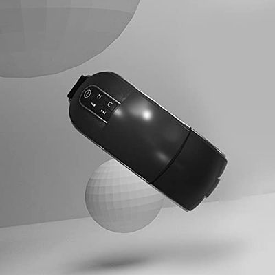 Hi5 BlackTech Oogmassageapparaat tegen vermoeide ogen, acupunctuur, opvouwbaar