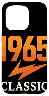 1965 Classic Retro Vintage Year Nostalgic Birthday Case for iPhone 15 Pro