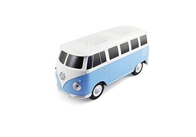 Brisa VW Collection - Enceinte Bluetooth Portable sans Fil Volkswagen Combi T1 (Échelle 1:20/Classic Combi/Bleu)