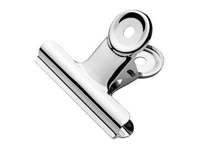 Westcott Bulldog-Klammern, Morsetto. Unisex-Adulto, Argento, 64,8x15mm